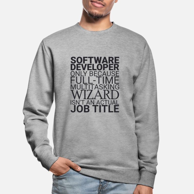 "Software Developer Wizard | Programmierer" Unisex Pullover