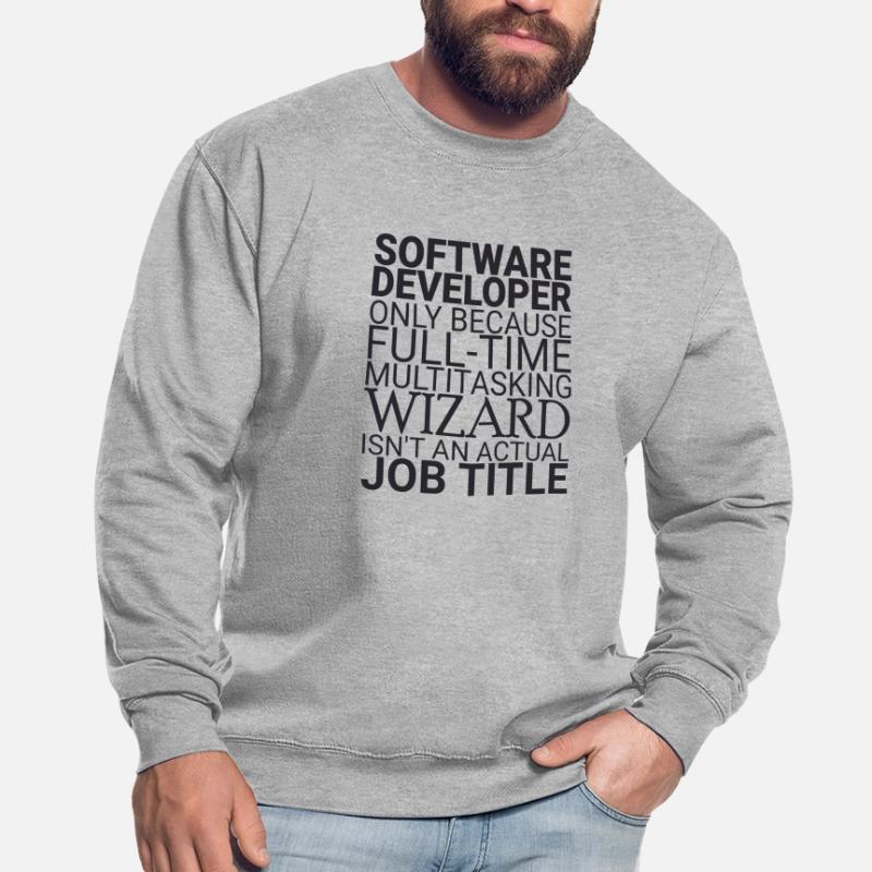 "Software Developer Wizard | Programmierer" Unisex Pullover