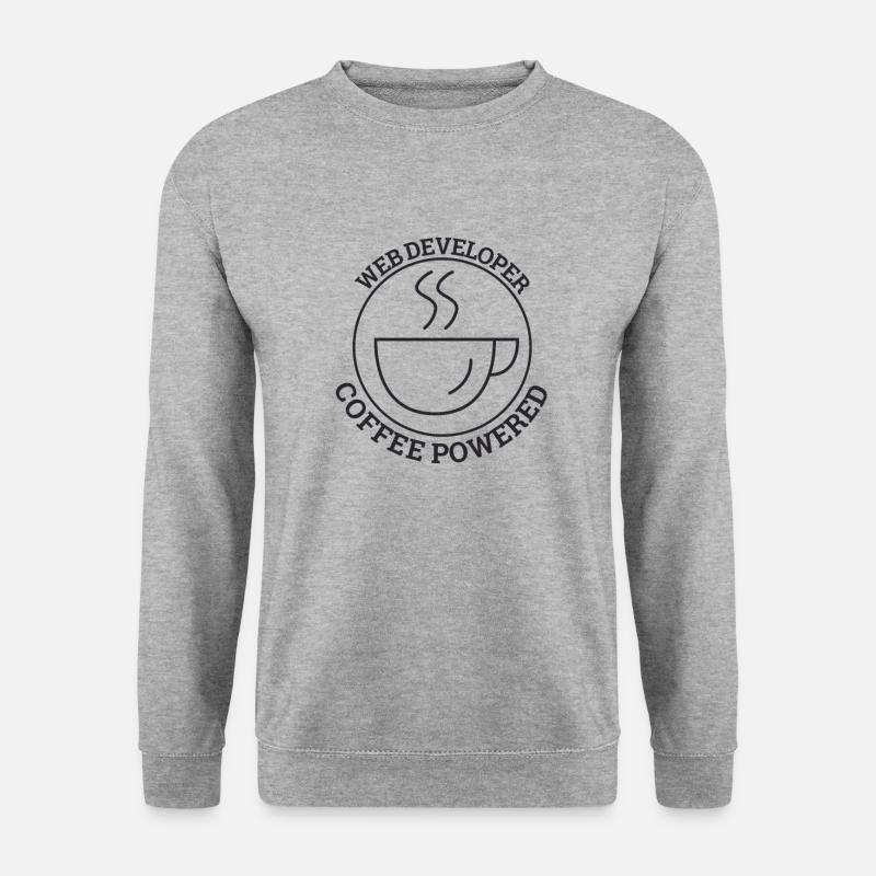 "Web Developer Coffee | Web Developer" - Unisex Sweatshirt - salt & pepper