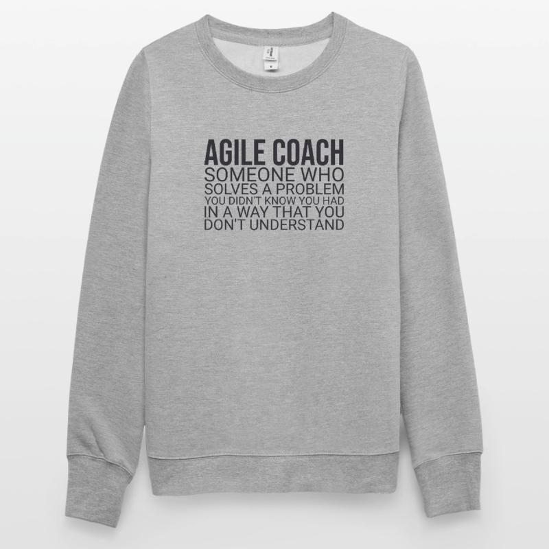 "Agile Coach Solve Problem | Agile" Unisex Pullover