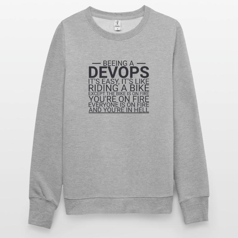 "DevOps Hell | Softwareentwicklung" Unisex Pullover