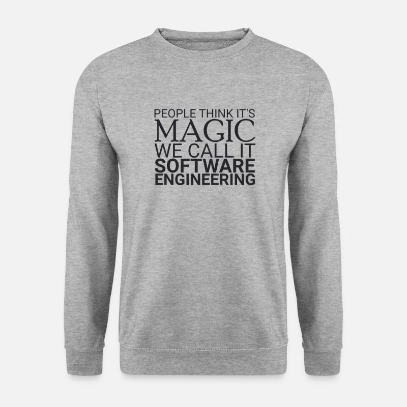 "Software Engineer Magic | Programming" - Unisex Sweatshirt - salt & pepper