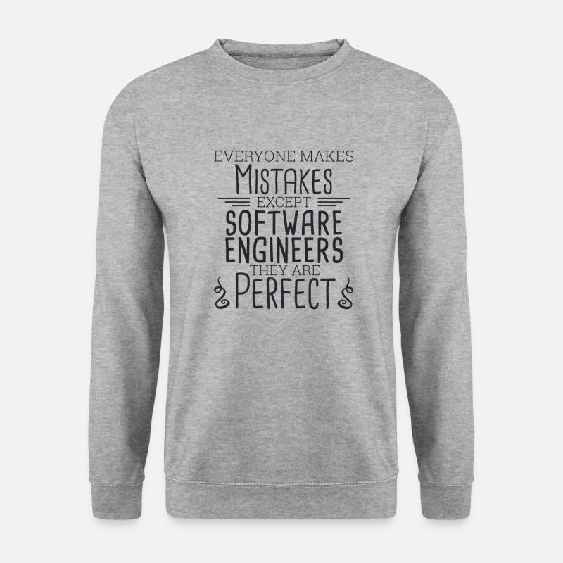 "Software Engineer Perfect | Programming" - Unisex Sweatshirt - salt & pepper