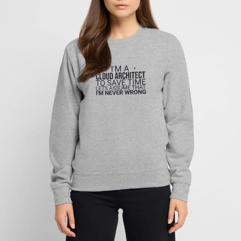 "Cloud Architect Time | Cloud Computing" Unisex Pullover