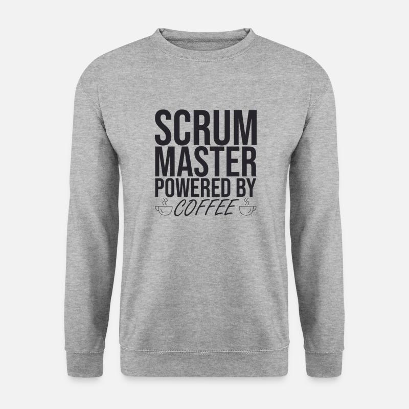 "Scrum Master Coffee | " Scrum Master"" - Unisex Sweatshirt - salt & pepper