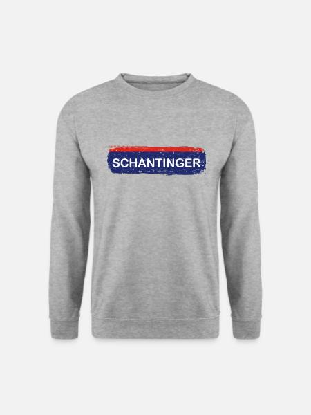 Schantinger Polizei Gendamarie - Unisex Pullover - Weißgrau meliert