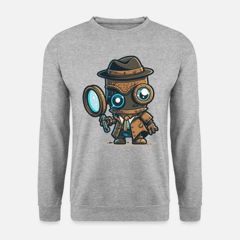 Detectivebot - Unisex Sweatshirt - salt & pepper