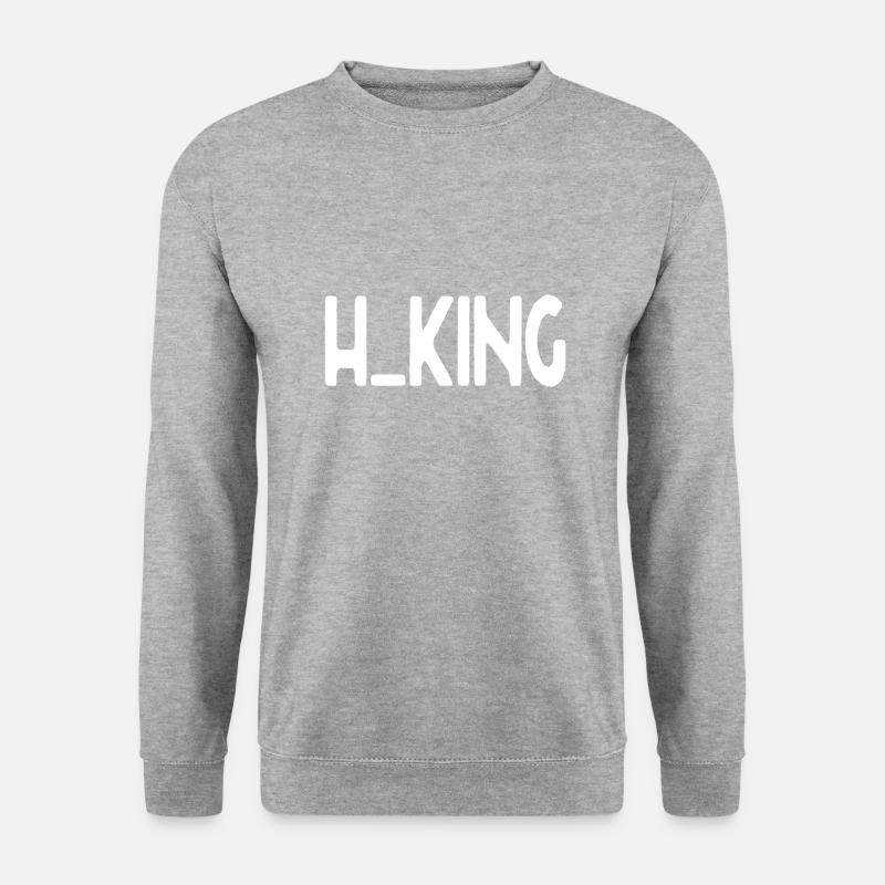 Hiking - Unisex Pullover - Weißgrau meliert