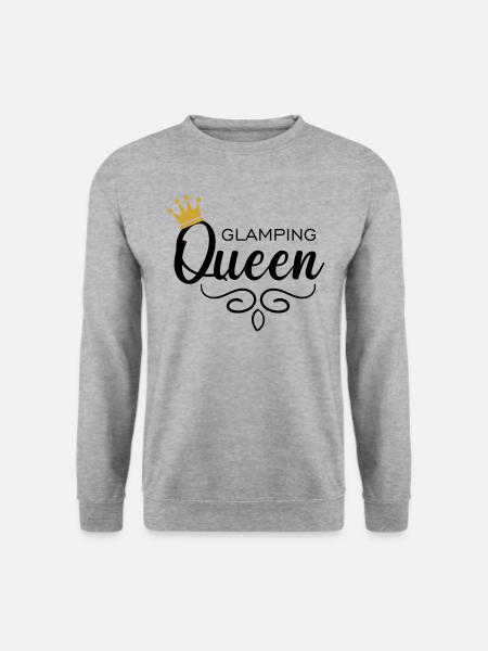 Glamping Queen - Unisex Sweatshirt - salt & pepper