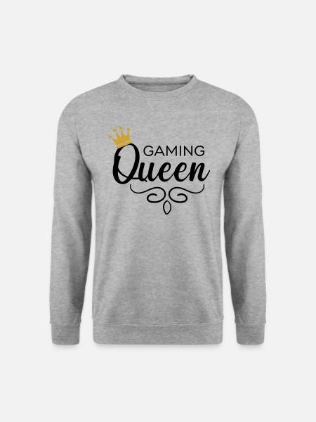 Gaming Queen - Unisex Sweatshirt - salt & pepper