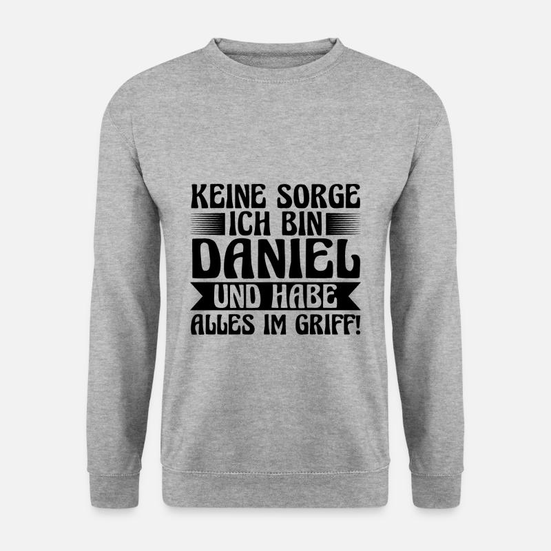 First name Daniel - Unisex Sweatshirt - salt & pepper