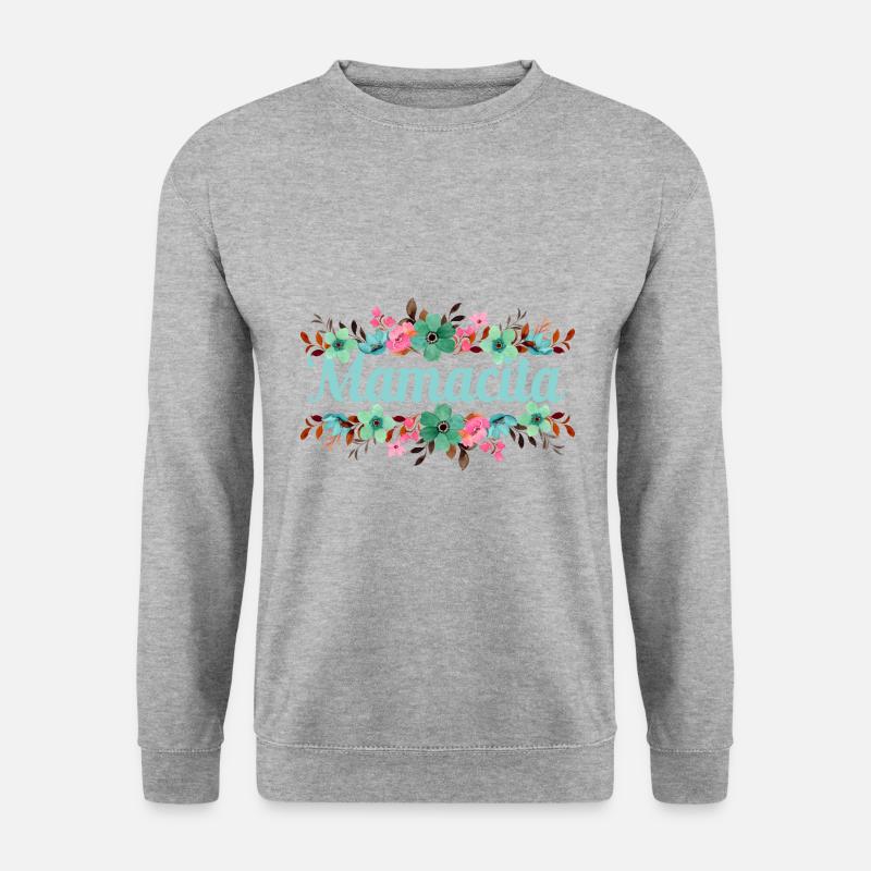 Mamacita - Unisex Pullover - Weißgrau meliert