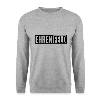 Ehrenfeld - Unisex Pullover - Weißgrau meliert - Vorne - Alina (178cm) & Michal (187cm)