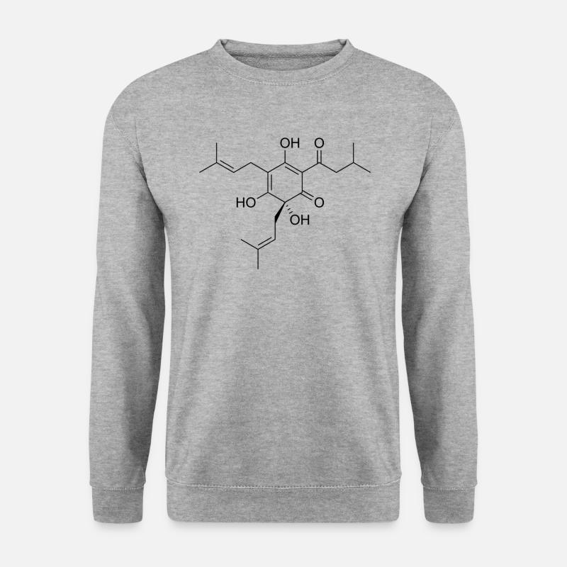 Beer molecule. - Unisex Sweatshirt - salt & pepper