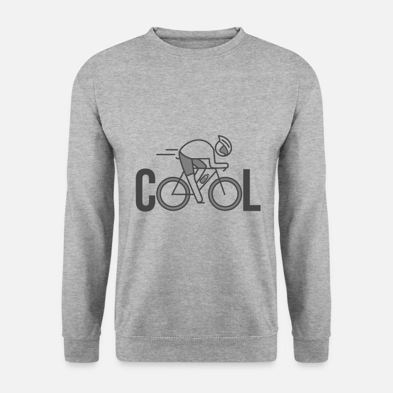 cool vélo cycliste vélos velos cool - Sweat-shirt Unisexe - gris chiné