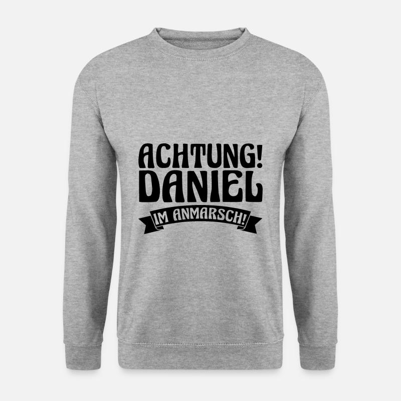 First name Daniel - Unisex Sweatshirt - salt & pepper