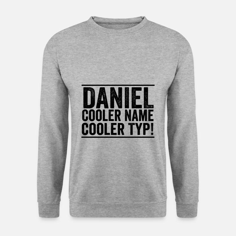 First name Daniel - Unisex Sweatshirt - salt & pepper