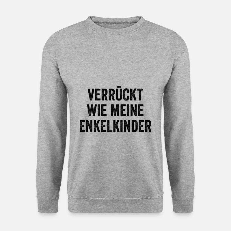 Großvater Opa - Unisex Pullover - Weißgrau meliert