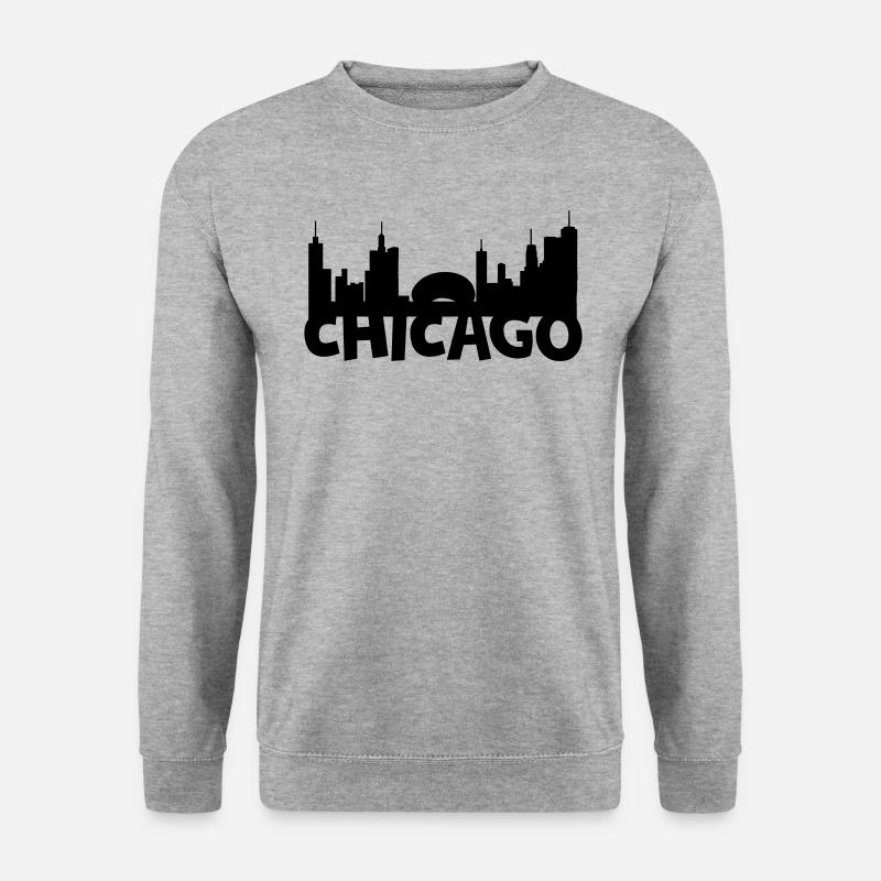 Chicago skyline - Unisex Sweatshirt - salt & pepper