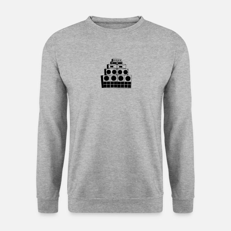 Sound system chug - Unisex Sweatshirt - salt & pepper