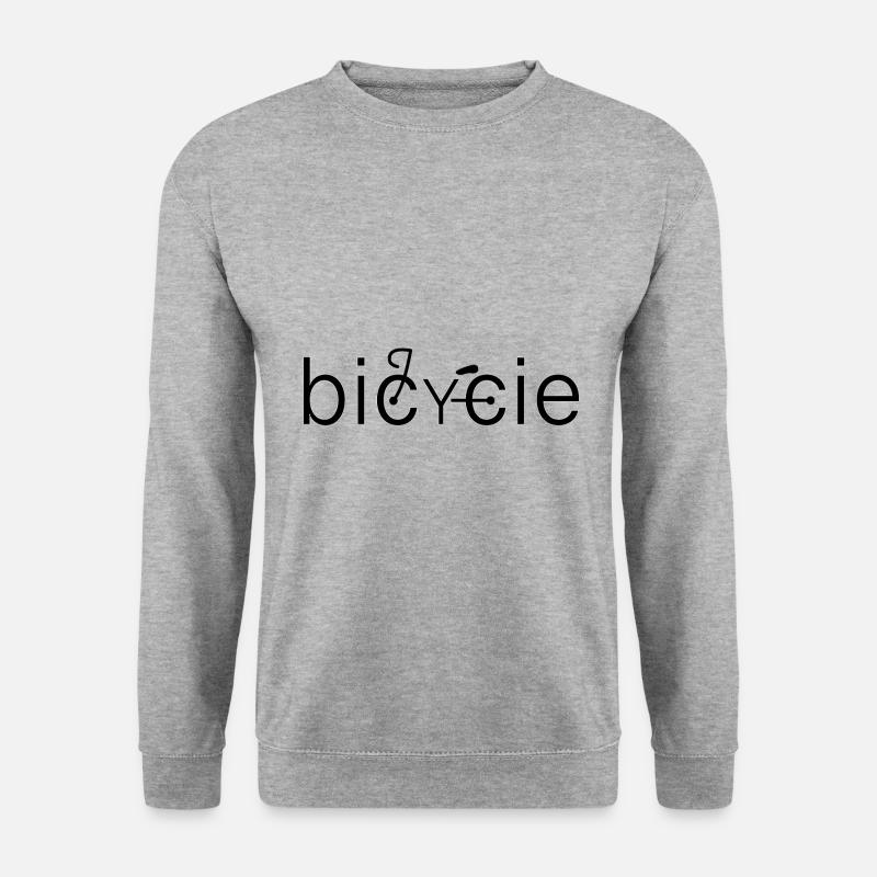 Bikology - Unisex Pullover - Weißgrau meliert