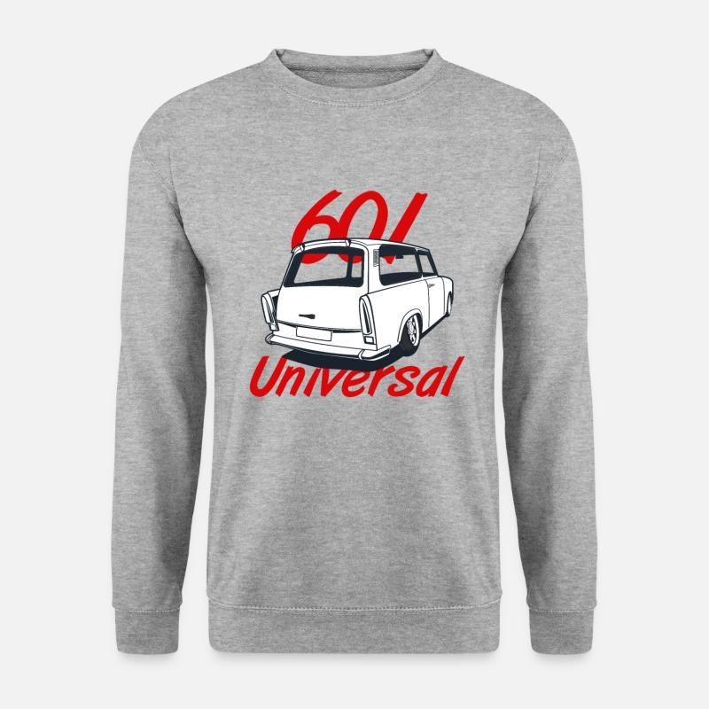 601 universal Trabi - Unisex Pullover - Weißgrau meliert