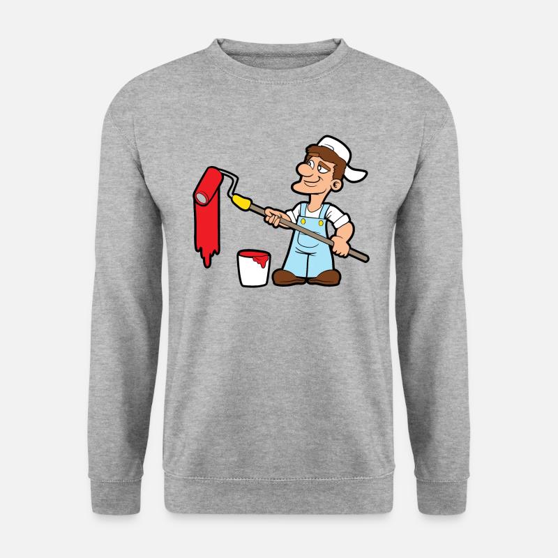 Painter upholsterer craftsman - Unisex Sweatshirt - salt & pepper