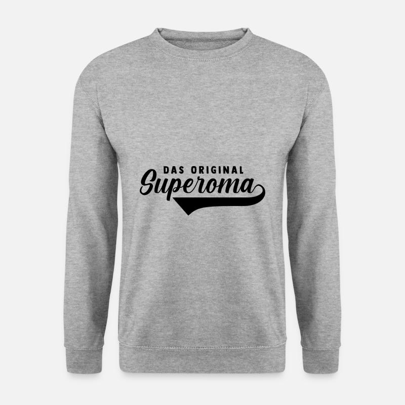 Großmutter Oma - Unisex Pullover - Weißgrau meliert