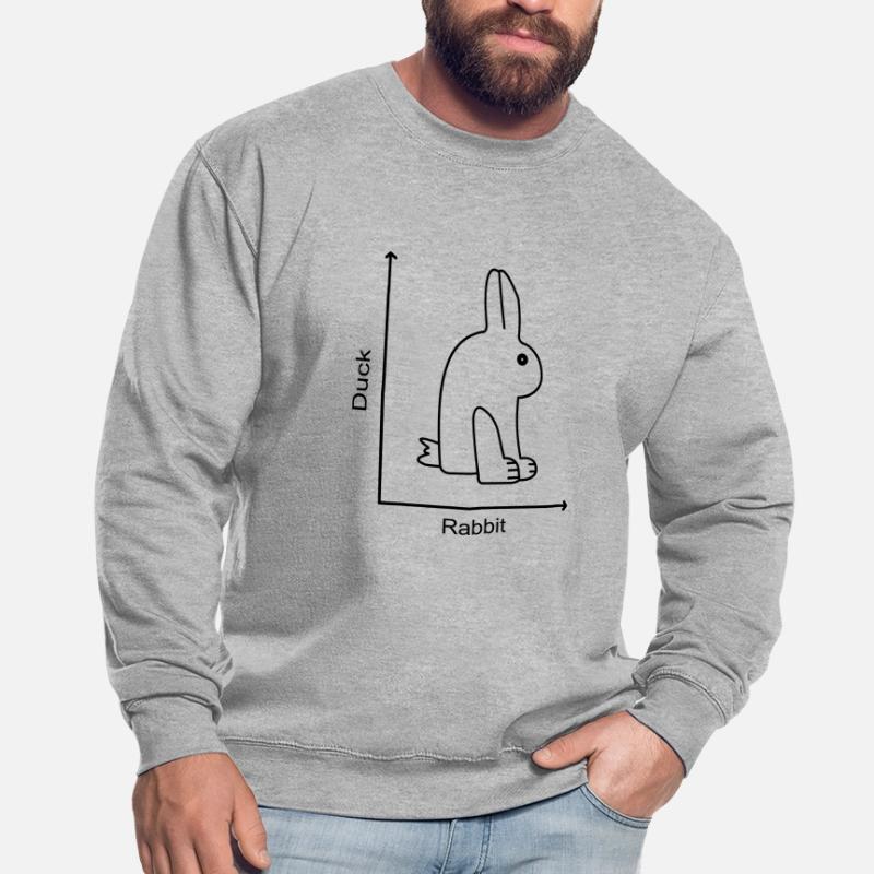 DUCK RABBIT - Rabbit Duck - Graph lesson Unisex Sweatshirt