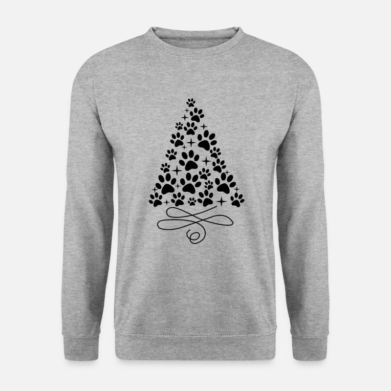 CHRISTMAS paws design xmas - Unisex Sweatshirt - salt & pepper