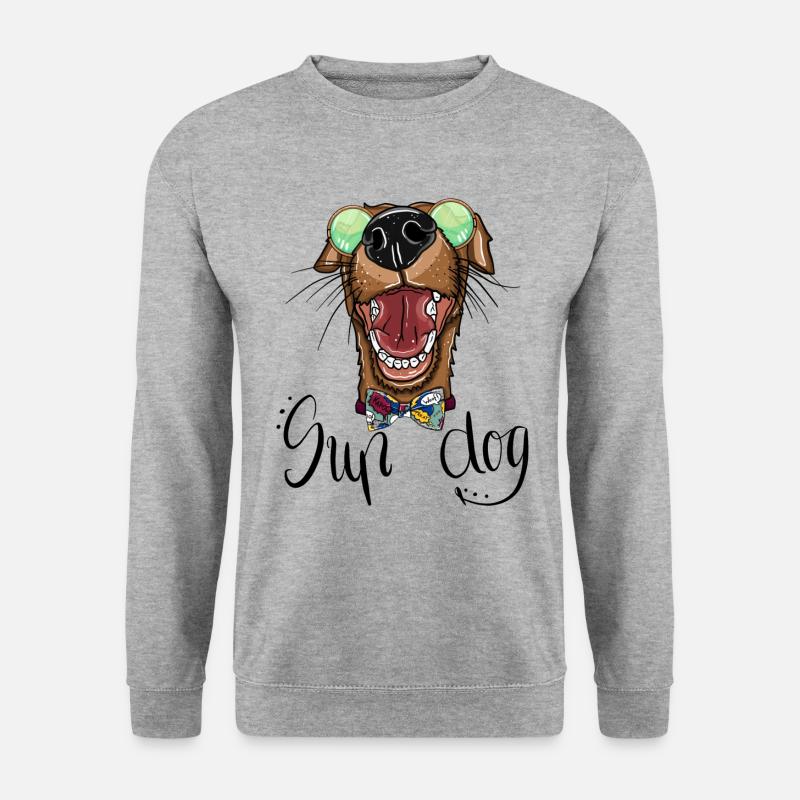 FD3A2676 87DB 4AD4 845A 58CC32CC1954 - Unisex Pullover - Weißgrau meliert