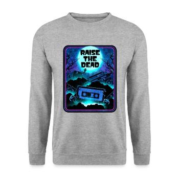 RESSUSCITER LES MORTS (TEXTURÉ) - Sweat-shirt Unisexe - gris chiné - Devant - Alina (178cm) & Michal (187cm)