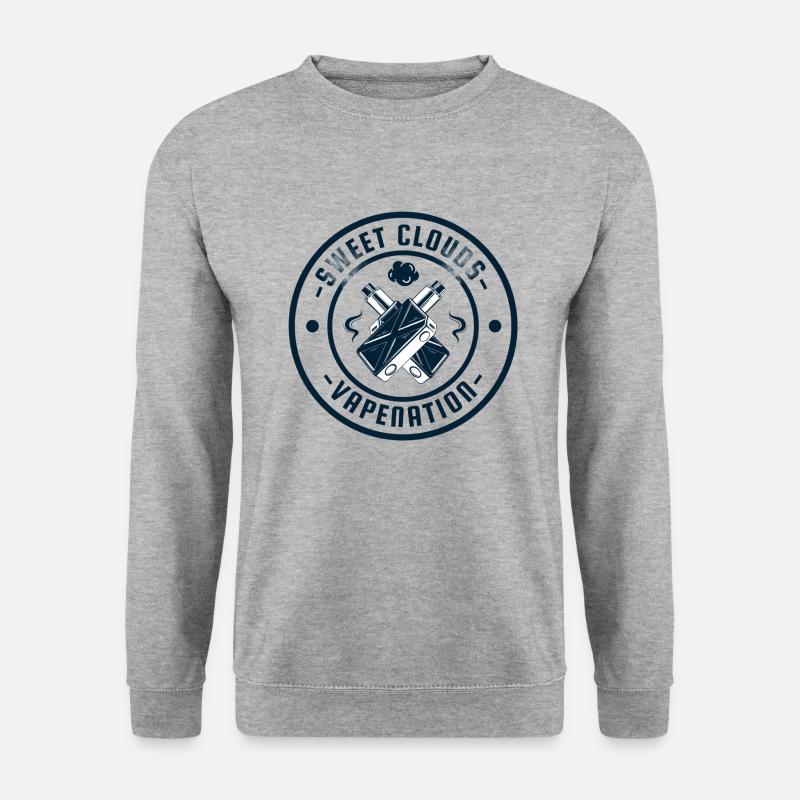 Vapenation transparent - Unisex Pullover - Weißgrau meliert