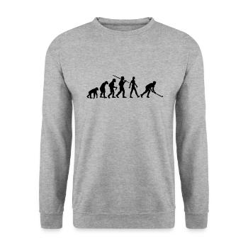 Hockey Evolution Feldhockey - Sweat-shirt Unisexe - gris chiné - Devant - Alina (178cm) & Michal (187cm)