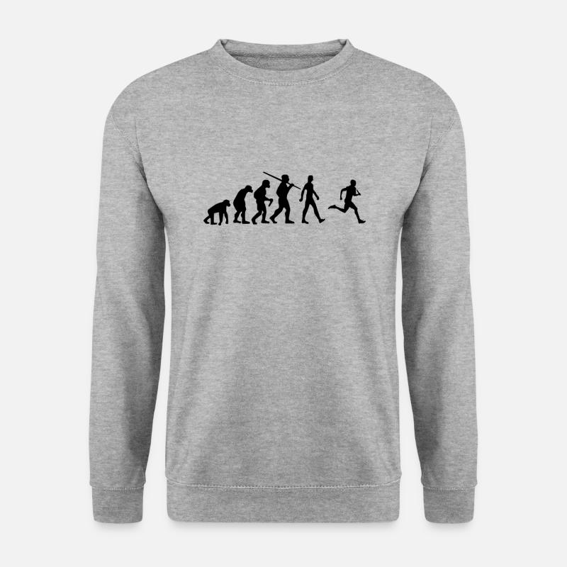 Runner Evolution Jogging - Unisex Sweatshirt - salt & pepper