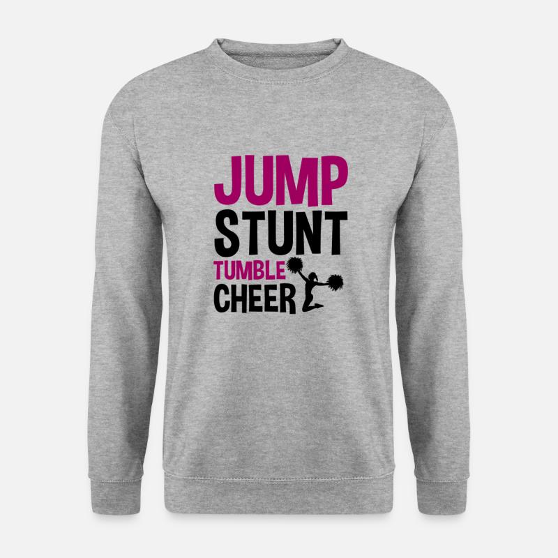 Cheerleading Cheerleader Geschenk - Unisex Pullover - Weißgrau meliert
