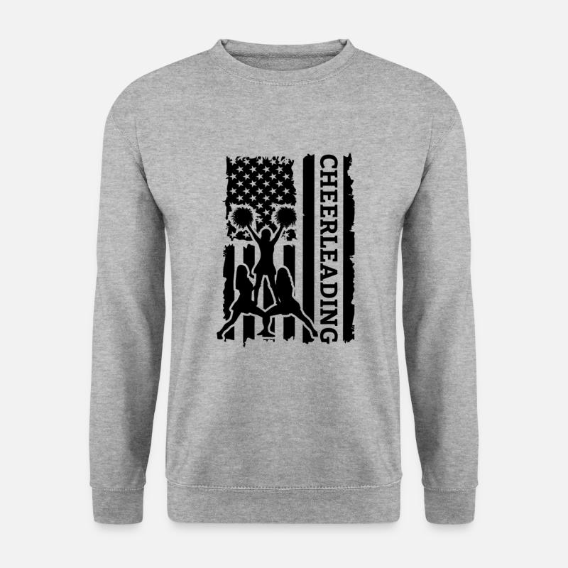 Cheerleading Cheerleader Geschenk - Unisex Pullover - Weißgrau meliert