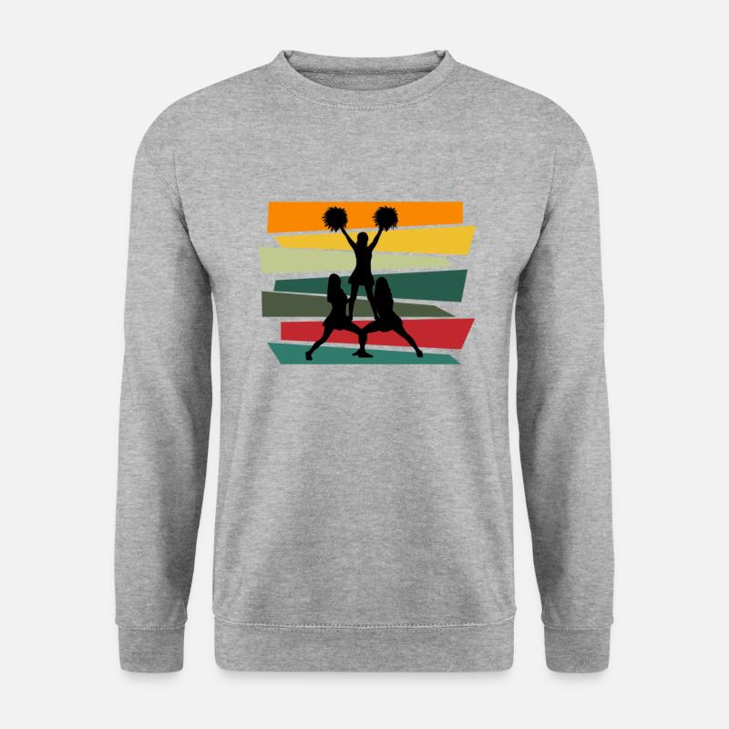 Cheerleading Cheerleader Geschenk - Unisex Pullover - Weißgrau meliert