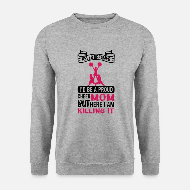 Cheerleading Cheerleader Geschenk - Unisex Pullover - Weißgrau meliert