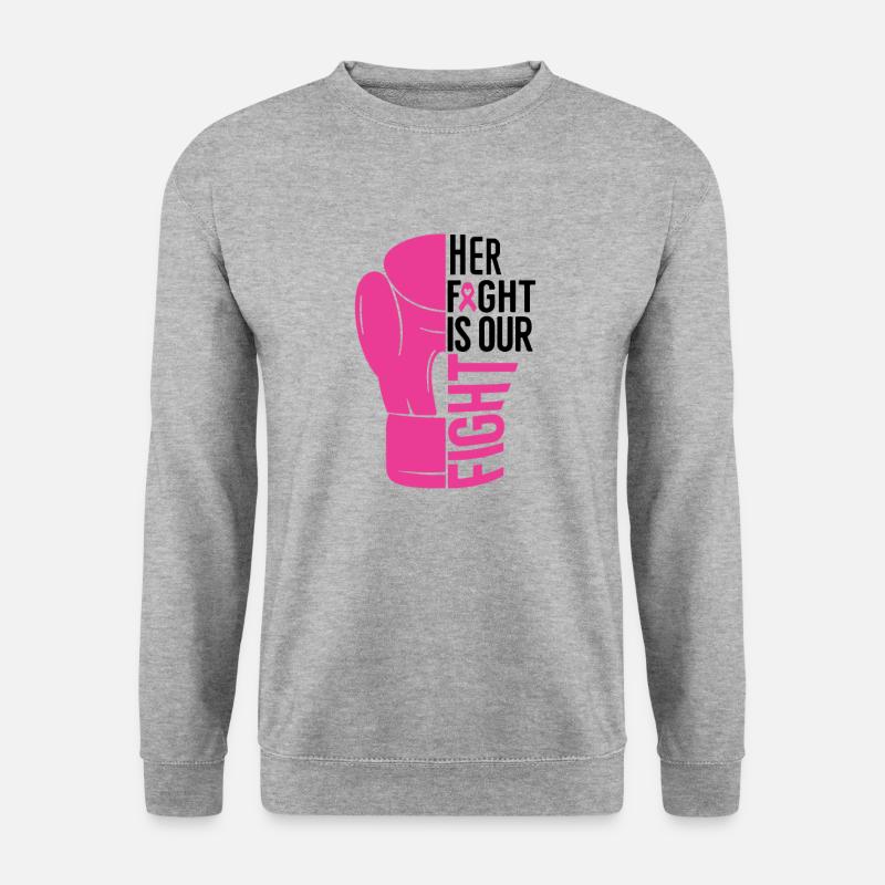 Ihr Kampf ist unser Kampf - Unisex Pullover - Weißgrau meliert