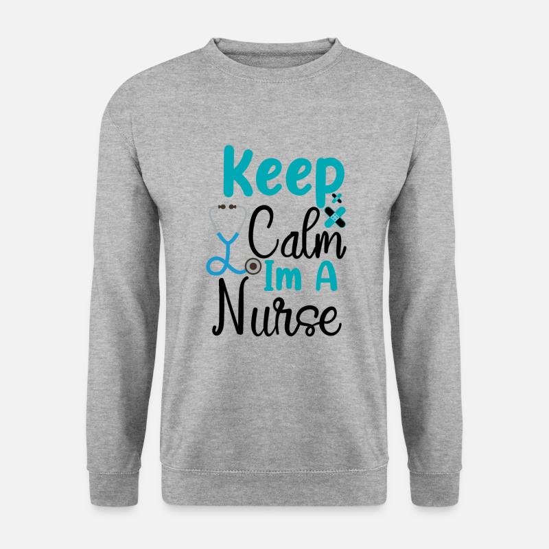 Keep Calm at A Nurse - Unisex Sweatshirt - salt & pepper
