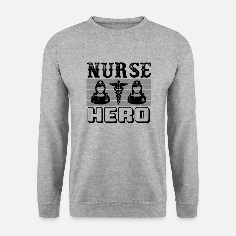 Nurse Held - Unisex Sweatshirt - salt & pepper