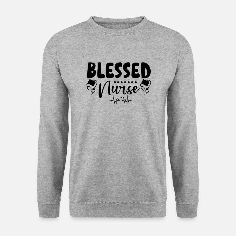 Blessed Nurse - Unisex Sweatshirt - salt & pepper