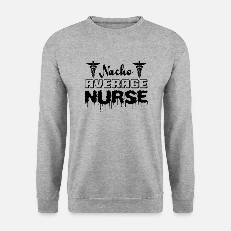 Nacho Infirmière moyenne - Sweat-shirt Unisexe - gris chiné