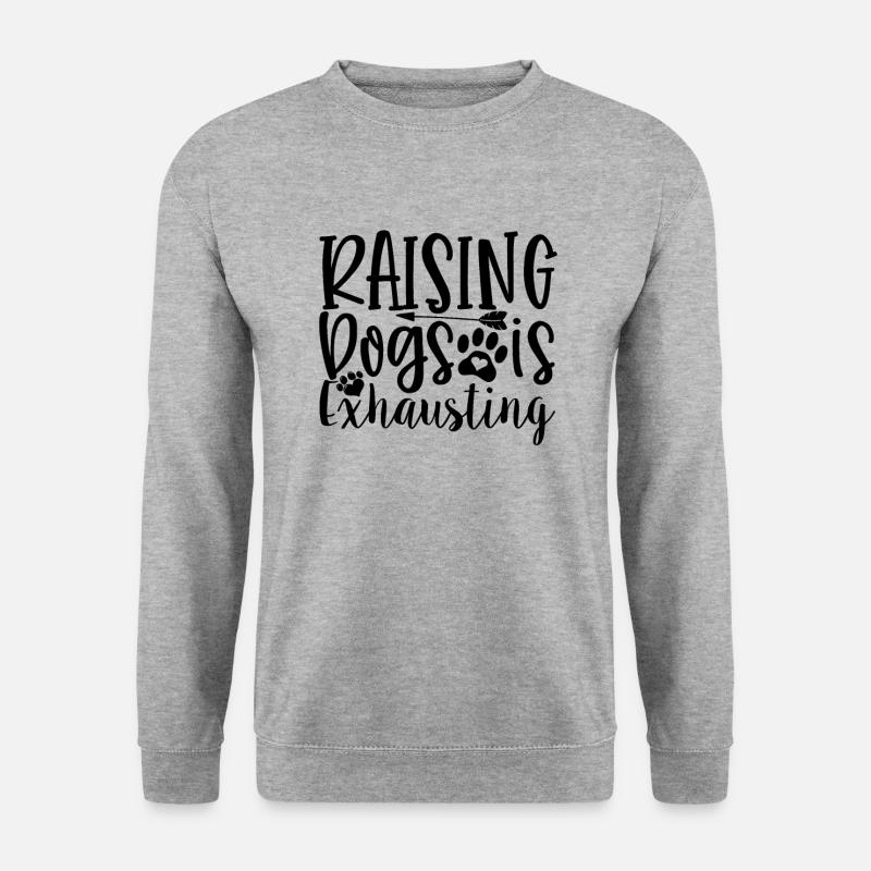Dog training is exhausting - Unisex Sweatshirt - salt & pepper