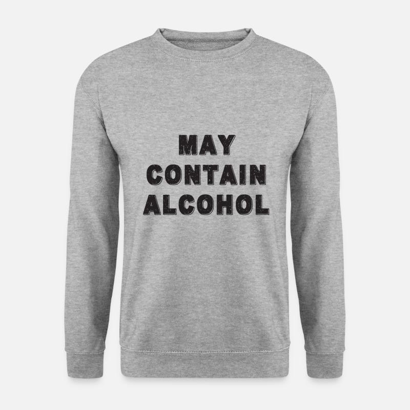 Trinkspruch - Unisex Pullover - Weißgrau meliert