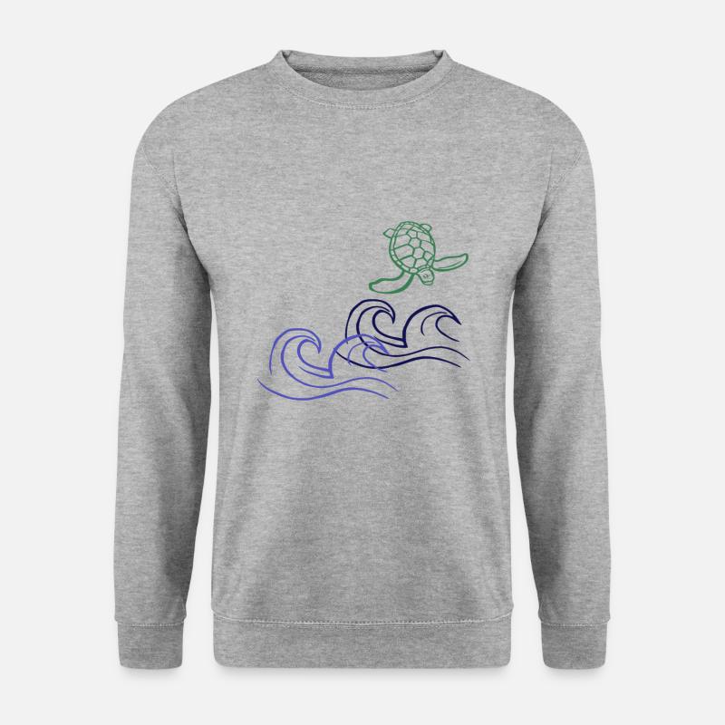 turtle - Unisex Sweatshirt - salt & pepper