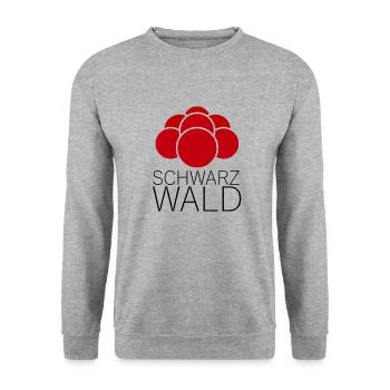 schwarzwaldmädel schwarzwald schwarzwaldmarie - Unisex Pullover - Weißgrau meliert - Vorne - Alina (178cm) & Michal (187cm)
