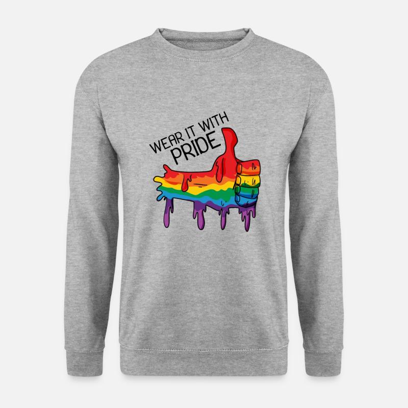 Gay Pride Gift - Unisex Sweatshirt - salt & pepper