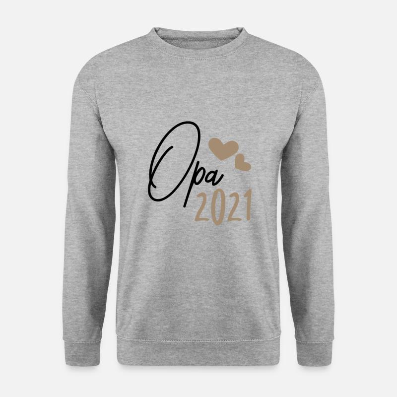 Opa 2021 - Unisex Pullover - Weißgrau meliert